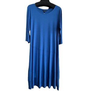 Eileen Fisher Women's Neptune Shift Dress Size Medium Viscose Jersey System
